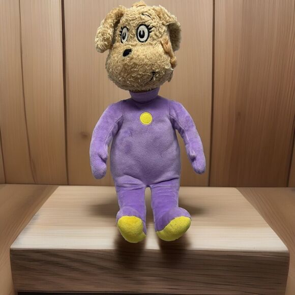 Dr Seuss Marvin K Mooney Plush Stuffed Animal Kohls Cares Purple Dog Will Go Now - Picture 1 of 8